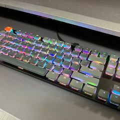 Keychron K1-87-RGB-Red-US　キーボードの画像