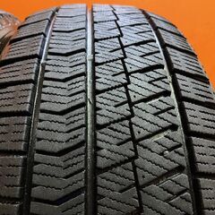 BS BRIDGESTONE BLIZZAK VRX2 215/60R16 16インチ スタッドレス 2本 23年製 バリ溝 ヴェゼル エスティマ マークX オデッセイ等　(KTO474)の画像
