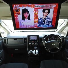 4WD 車検満タン 28年式 デリカD5 クリーンディーゼルターボ ナビ フルセグTV Bluetooth フリップダウンモニター バックモニター 両側パワスラ スマートキー シートヒーター クルコン HID ETCの画像