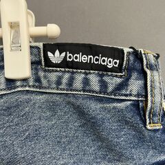  BALENCIAGA × ADIDAS バギーデニムジーンズ Sサイズの画像