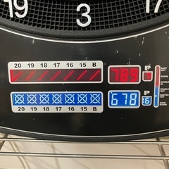 A2508-661 ダーツボード　本体のみ　キズ汚れ有り　通電確認済の画像