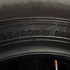 【新車外し】2023年製 DUNLOP GRANDTREK AT20 195/80R15 15インチ 夏タイヤ 4本 ジムニーシエラ等　(KTO476)の画像