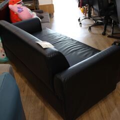 【川崎市宮前区リサイクルオフ】ikea　イケア　hemlingby　2Pソファ　黒の画像