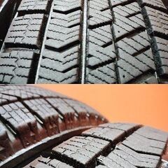 【BS BRIDGESTONE BLIZZAK VRX2 165/70R14】スタッドレス【トヨタ ヴィッツ 純正ホイール 14インチ 5J4HPCD120】23年製 バリ溝　(KTL477)の画像
