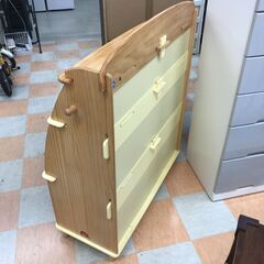 【ｼﾞｬﾝｸﾞﾙｼﾞｬﾝｸﾞﾙ金沢店】 ディズニー 本棚  木目調 W90×D37×H102 クリーニング済み												の画像