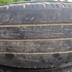 【タイヤ＋ホイール】145R12 8PR 転がし用等にの画像