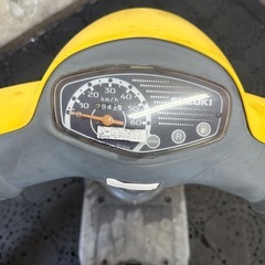 SUZUKI スズキ レッツ4 CA45A 低燃費の4サイクル原付バイク 部品取りジャンク品 福岡市内発 陸送可能の画像