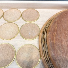 シェルトレー　コースター　セット　貝殻の画像