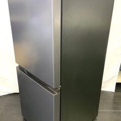 大36【広島市内送料無料　2024年製】2ドア冷蔵庫 AQUA AQR-14P (DS) ダークシルバー 135L 大容量 引き出し式冷凍室＆使いやすいフリーケースの画像
