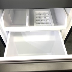 大36【広島市内送料無料　2024年製】2ドア冷蔵庫 AQUA AQR-14P (DS) ダークシルバー 135L 大容量 引き出し式冷凍室＆使いやすいフリーケースの画像