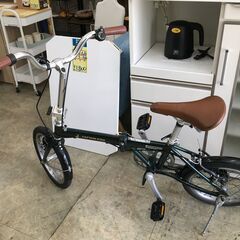 折りたたみ自転車　16インチ　ギア無し　ワイヤーチェーン　空気入れ付きの画像