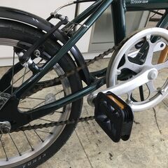 折りたたみ自転車　16インチ　ギア無し　ワイヤーチェーン　空気入れ付きの画像