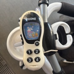 幼児用　三輪車　手押し棒　おもちゃ　日除け付き　の画像