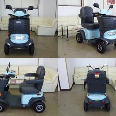 16.8万円♪ 2020年製マイピア・水色 バッテリー約100％良好 動作良好★電動四輪車いす/シニアカー/セニアカー★全国発送可能/松山市内無料配送★愛媛県松山市よりの画像