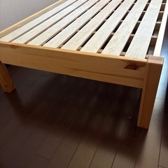 無印シングルベッドの画像