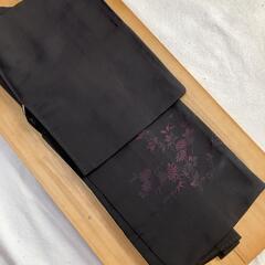 着物 ＆羽織り　まとめ売り 材料 リメイク 女性　黒　赤系の画像