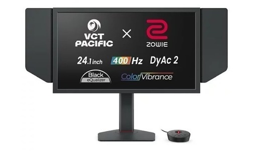 ベンキュー ZOWIE XL2566X+ VCT Pacific 2025公式採用ゲーミングモニター 400Hz/24.1インチ/フルHD/DyAc™2/Fast TNパネル/Black eQualizer/Color Vibrance