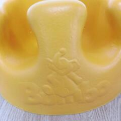 ②【決まりました!!】Bumbo　バンボ　ベビーチェア 黄色　双子　赤ちゃん椅子　離乳食椅子✨️の画像