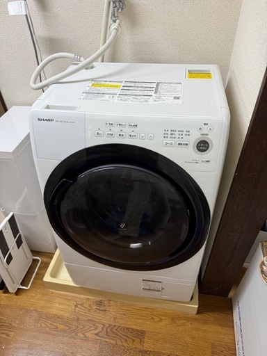 美品SHARPドラム式洗濯乾燥機