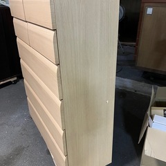 W2508-664 ニトリ　6段チェスト　中古美品　キズ汚れ有りの画像