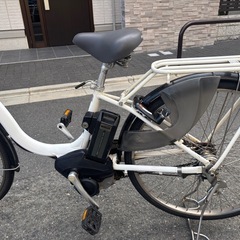 YAMAHA PASナチュラ 電動アシスト自転車 ホワイト 引き取り限定の画像