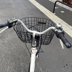 YAMAHA PASナチュラ 電動アシスト自転車 ホワイト 引き取り限定の画像