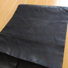 絽の帯　黒の竹模様 名古屋帯　絹の画像
