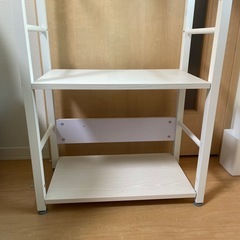 【無料】棚 シェルフ ホワイトの画像