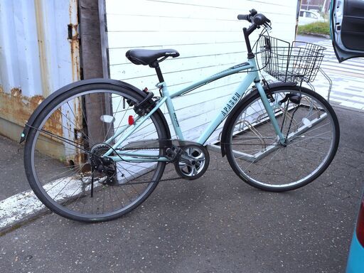 27インチ 丸石サイクル アパッシュ グリーン　オートライト 切替