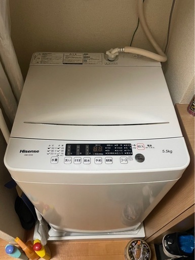 洗濯機お譲りします（2016年製） 洗濯機5.5kg (まさ) 本八幡の生活家電《洗濯機》の中古あげます
