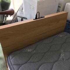 シングルベッド　美品　コンセント　USB付きの画像