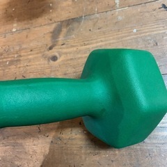 ダンベル　8kg×2 セット　CUQNORL 緑の画像