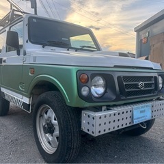 スズキ ジムニー JA12V 5速マニュアル★総額25万円★車検ロング 即日納車可能 ベース車両におすすめです！乗って帰れます♪の画像