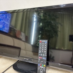 SHARP AQUOS液晶カラーテレビ　2018年製の画像