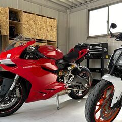 【オートバイ用ガレージをシェアしませんか？】シャッター付き…