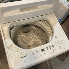 【ジモティー割】Panasonic 2022年製 5.0kg 洗濯機（ID1229）の画像