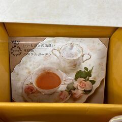 【お売りします】 NARUMI　ナルミ　パステルガーデン　No.9296　花柄　カップ　ソーサー　セット　洋食器の画像