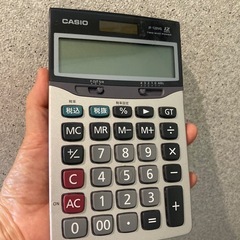 CASIO HS-8VA 電卓 税計算機能付きカシオ電卓説明書付きの画像
