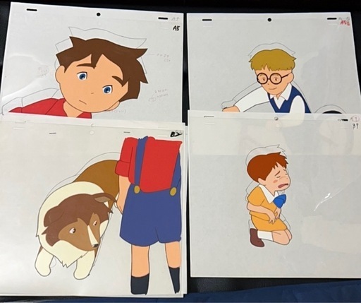 名犬ラッシーセル画