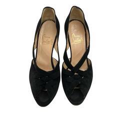 186005 Christian Louboutin クリスチャン・ルブタン パンプス 36 ブラック レディース [1000023033350]の画像