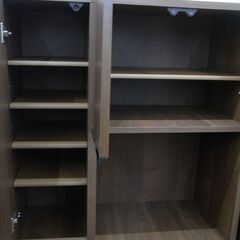 シューズボックス 下駄箱 ブラウン【モノ市場東浦店】125の画像