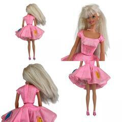 186000 現状品 Mattel マテル社 バービー人形 Twirlin' Make-up Barbie 18421  ピンク [1000025411125]の画像