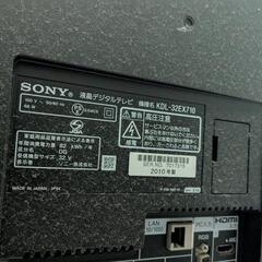 ソニーテレビと壁掛けセットの画像