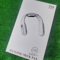 【新品】ホワイト ネックファン 首掛け扇風機 USB充電式 T68の画像