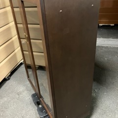 H2508-667 府中家具 書棚 レトロ キズ汚れ有り　ビス穴キャップ4個不足　の画像