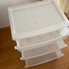 《引き取り》ニトリ収納ケース　プラチェストⅡ 3段の画像