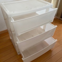 《引き取り》ニトリ収納ケース　プラチェストⅡ 3段の画像