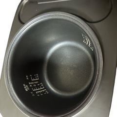 ニトリ N simple 炊飯器 ３合炊き BN201BK 黒 2024年製の画像