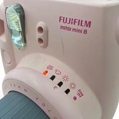 186000 現状品 FUJIFILM フジフィルム インスタントカメラ instax mini8 ピンク 箱付き 本体 説明書付き [1000025419459]の画像