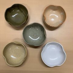 陶器製小鉢 5点セットの画像